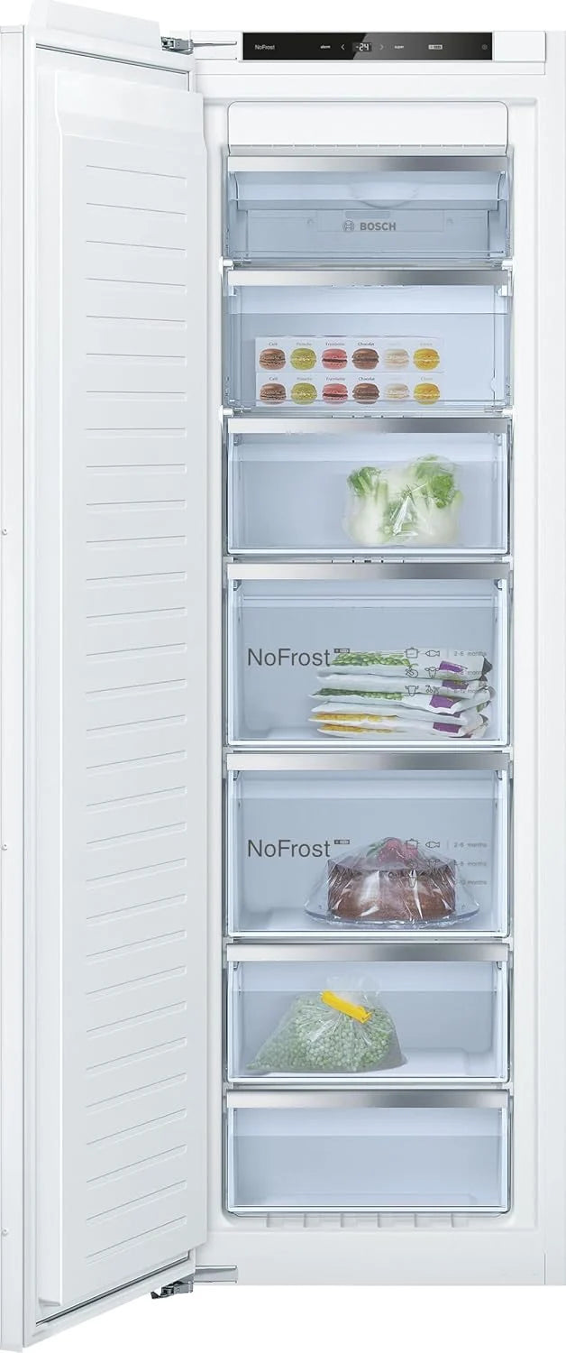 Bosch GIN81VEE0, Série 4, Congélateur armoire, Encastrable, 177.2 x 55.8 cm, 212 L