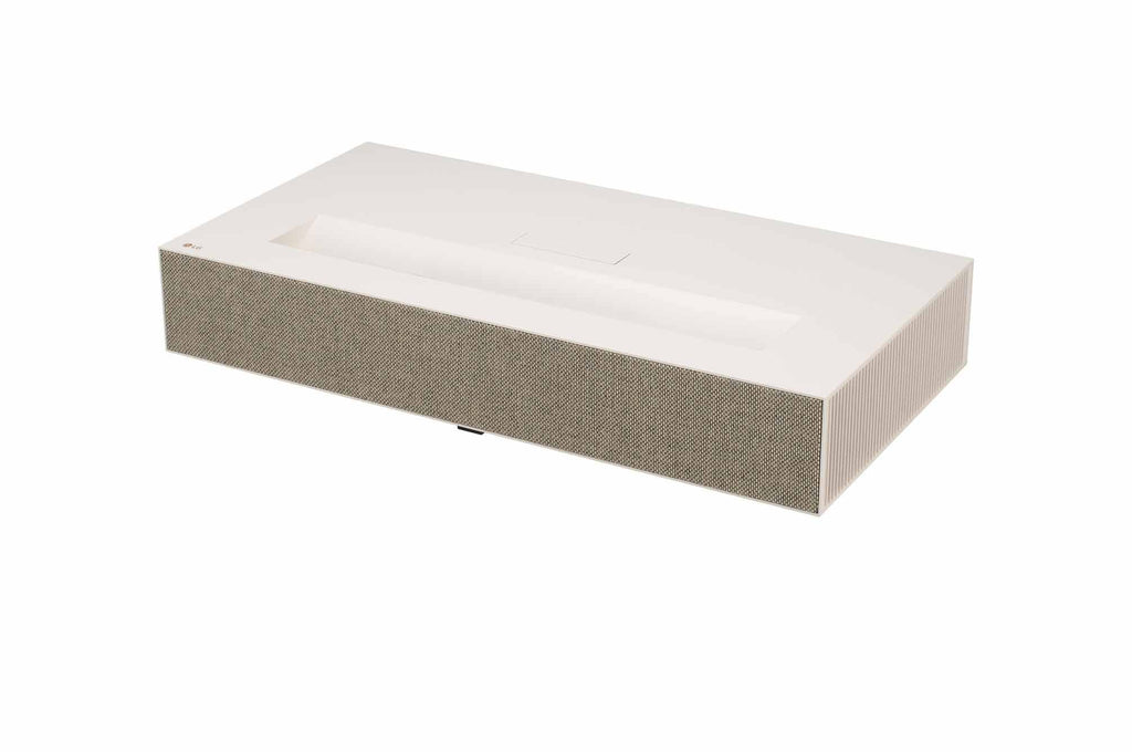 LG CineBeam Vidéoprojecteur Laser HU915QE Focale Ultra Courte pour Home Cinema, 3700 lumens, 4K UHD 2160p, Projection Entre 90"~120", LG Smart webOS6.