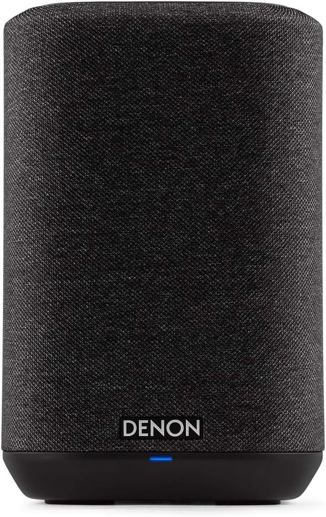 Denon Home 150 enceinte multiroom Hi-Fi avec HEOS intégré, Alexa intégrée, Wi-Fi, Bluetooth, USB, AirPlay 2, audio Hi-Res, noir