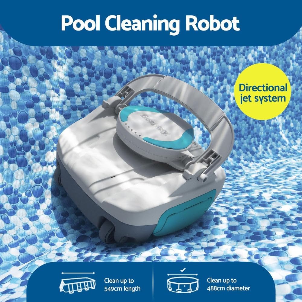Bestway Robot aspirateur de Piscine Automatique AquaTronix G100-27 cm x 24,4 cm x 15,5 cm - Gris/Vert