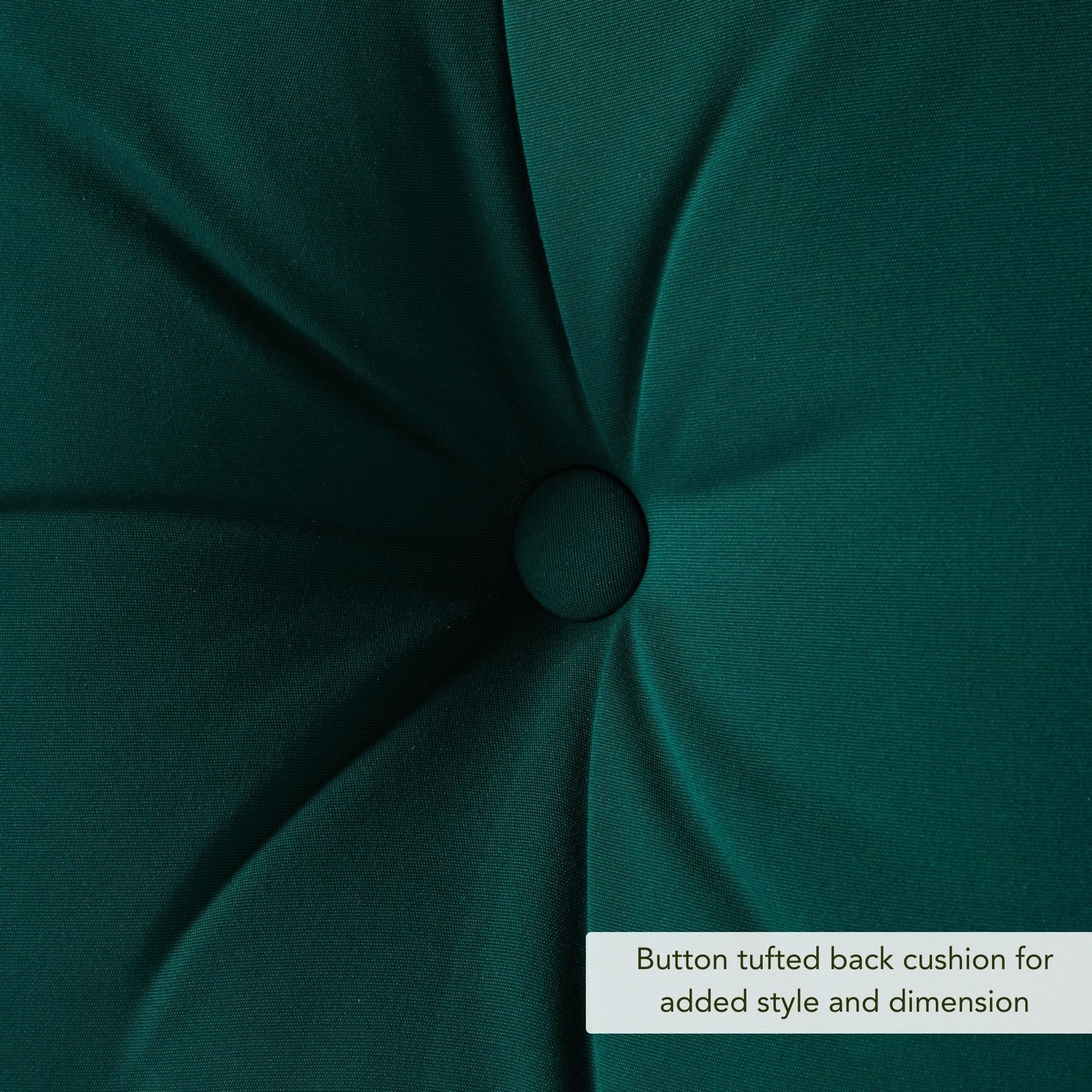 Ensemble de deux coussins d'extérieur haut de gamme Sunbrella pour assise profonde