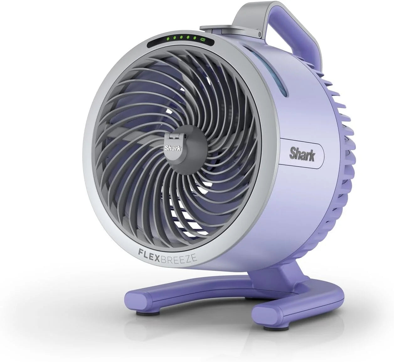 Shark FlexBreeze HydroGo, ventilateur brumisateur portable, rafraîchisseur d'air silencieux intérieur/extérieur, discret et durable, avec/sans fil, léger, 5 réglages de vitesse, Lila FA050EULV