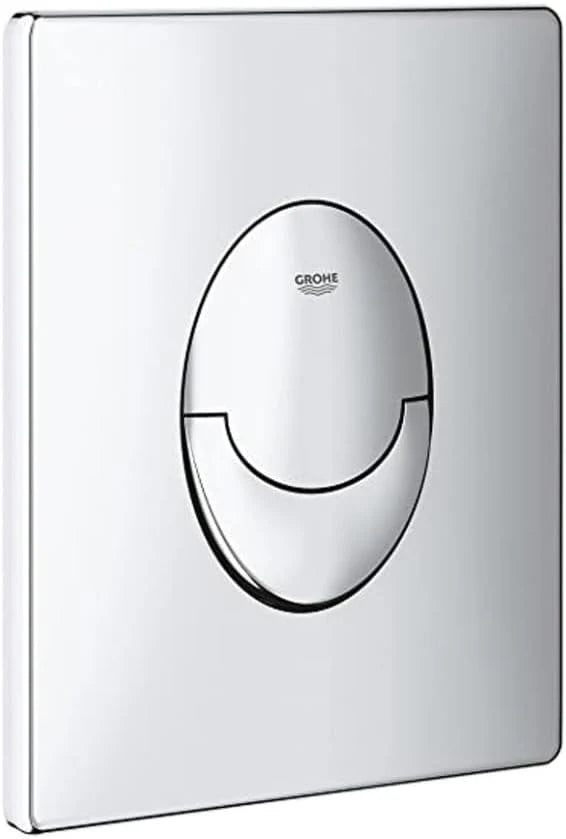 WC Suspendu Pack Complet Accessoires - Pack WC Grohe Bâti autoportant, WC SAT Infinitio sans bride, Plaque chrome, Abattant WC,Cuvette Toilette, Chasse d'eau Wc, Mécanisme
