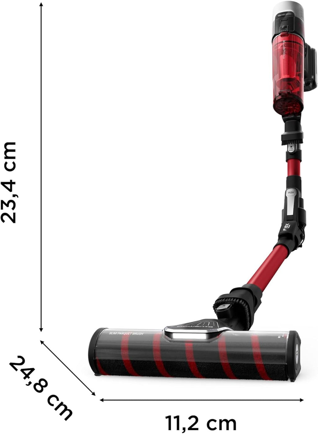 Rowenta X-Force Flex9.60, Aspirateur balai sans fil multifonction, Performant avec 100AW, Autonomie 45 minutes, Ultra léger, Tube Flex, RH2099WO