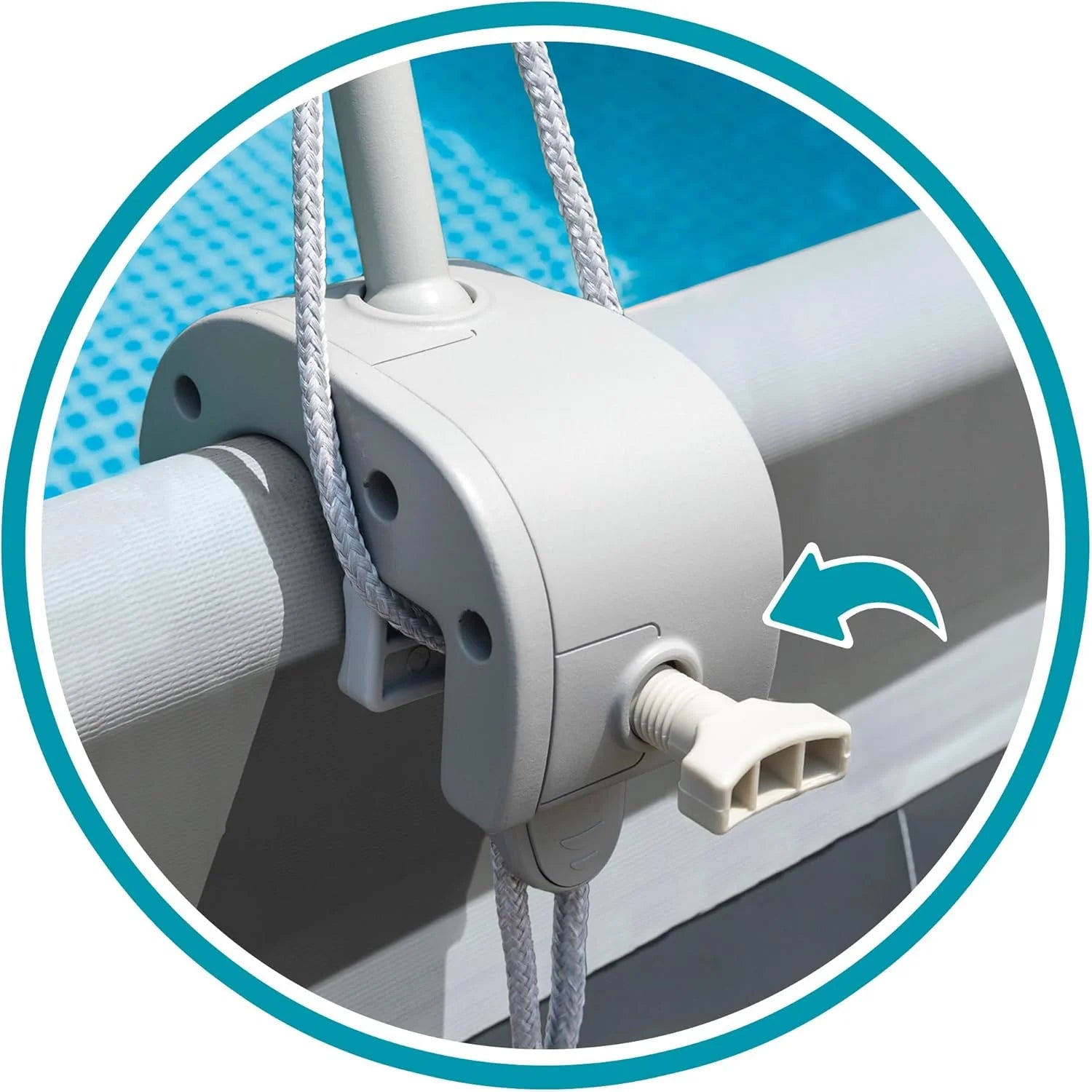 Intex voile d'ombrage pour piscine hors sol