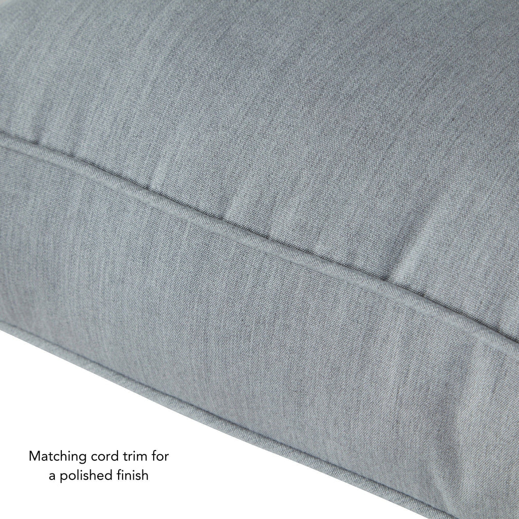 Ensemble de deux coussins d'extérieur haut de gamme Sunbrella pour assise profonde