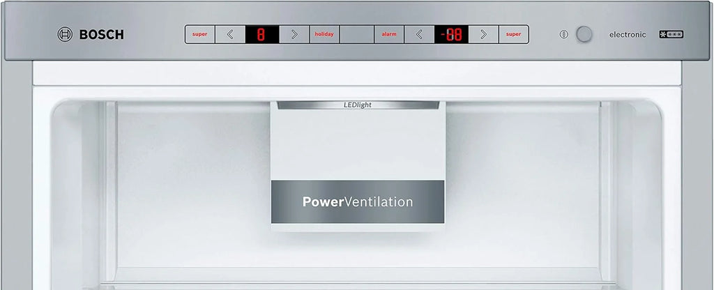 Bosch KGE398IBP - Série 6, Réfrigérateur combiné pose-libre, 201 x 60 cm, Inox anti trace de doigts