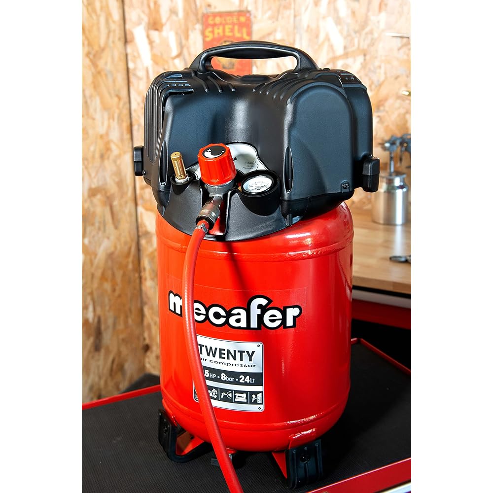 Mecafer Compresseur 24l 1,5hp Twenty : Bricolage