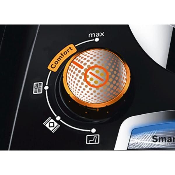 Bosch Electroménager Série 8, BGS7MS64, aspirateur traîneau sans Sac ProSilence, extrêmement Silencieux, Technologie SensorBagless et système de Netto
