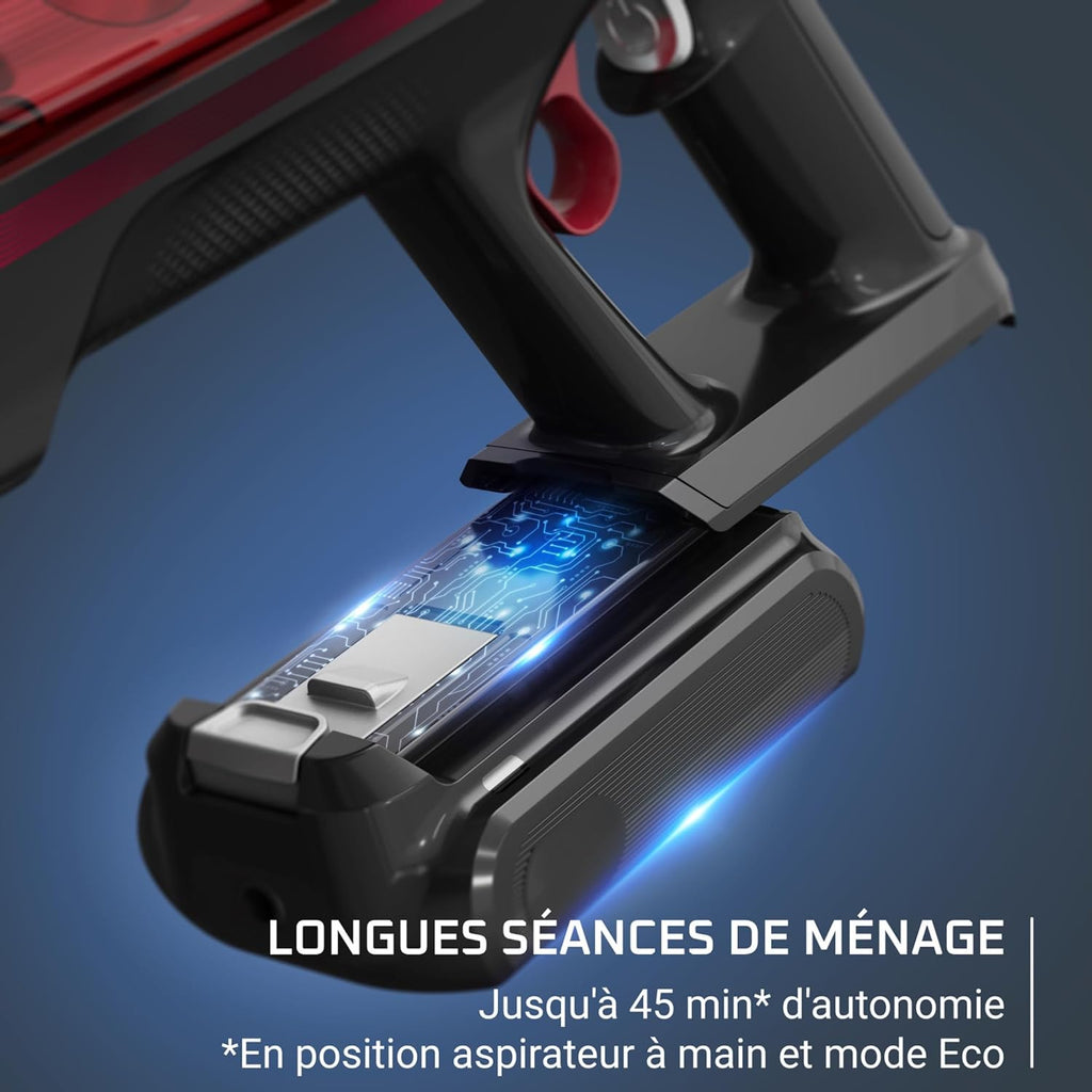 Rowenta X-Force Flex9.60, Aspirateur balai sans fil multifonction, Performant avec 100AW, Autonomie 45 minutes, Ultra léger, Tube Flex, RH2099WO
