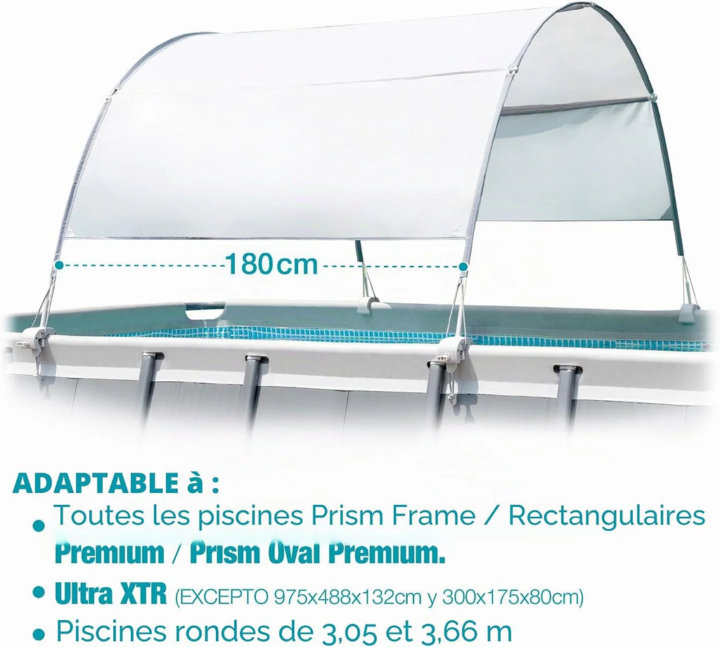 Intex voile d'ombrage pour piscine hors sol