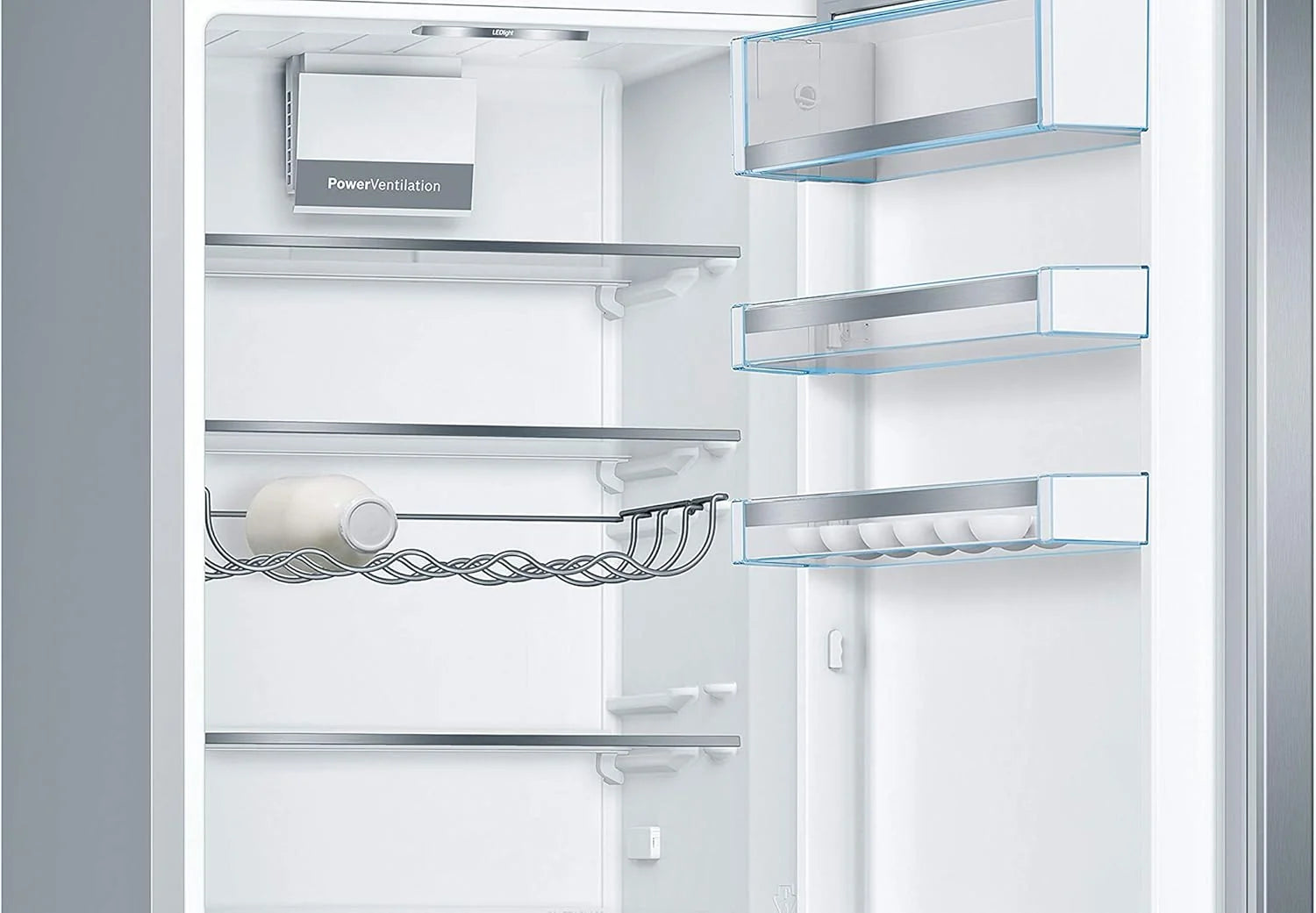 Bosch KGE398IBP - Série 6, Réfrigérateur combiné pose-libre, 201 x 60 cm, Inox anti trace de doigts