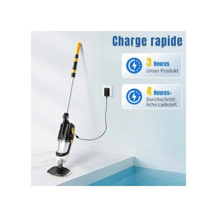 ALIGHTUP - Aspirateur de piscine électrique à main, Électrique Nettoyeur de piscine, Nettoyeur à batterie, 230V, 33W - Bleu