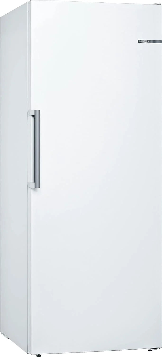 Bosch GSN54AWCV Série 6 Congélateur XXL 176 x 70 cm extra large 327 L NoFrost ne dégivrage plus jamais avec éclairage LED uniforme BigBox Espace pour gros aliments congelés Blanc