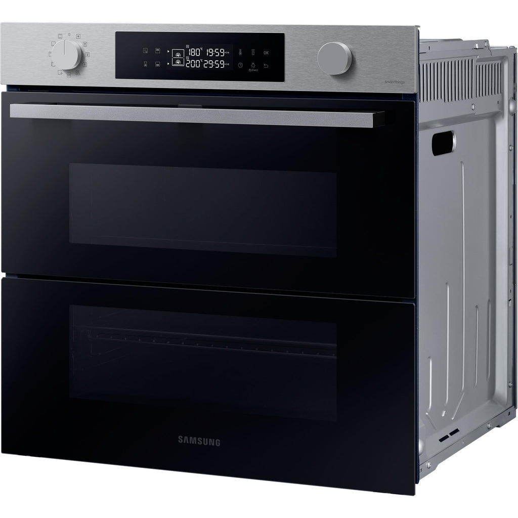 SAMSUNG Four encastrable pyrolyse NV7B45305AS dual cook flex,76 litres, wifi