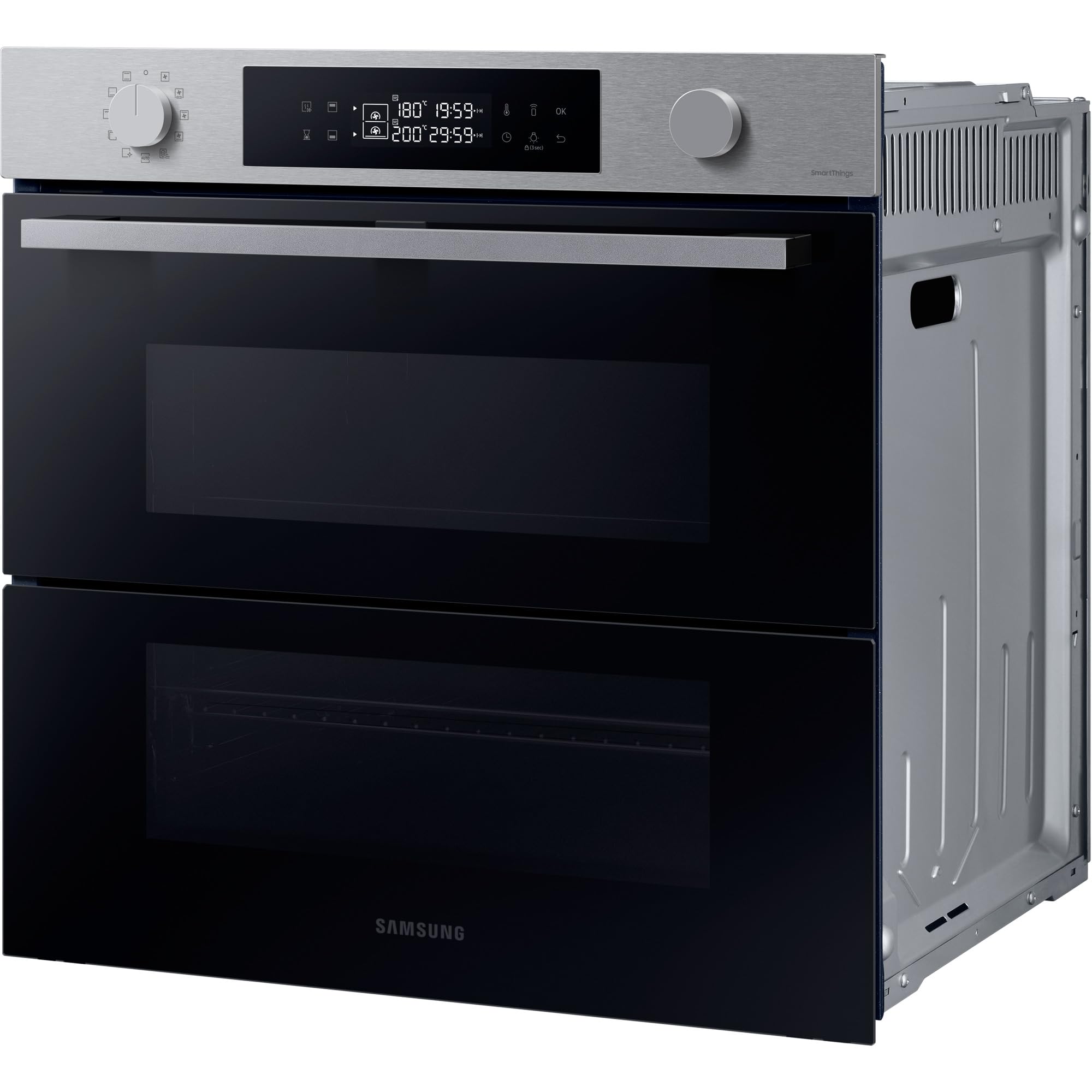 SAMSUNG Four encastrable pyrolyse NV7B45305AS dual cook flex,76 litres, wifi