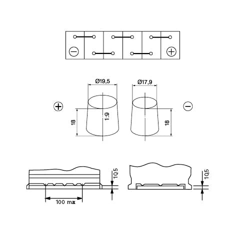Bosch S4E05 - Batterie Auto - 60A/h - 640A - Technologie EFB - adaptée aux Véhicules avec Start/Stop