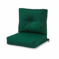 Ensemble de deux coussins d'extérieur haut de gamme Sunbrella pour assise profonde