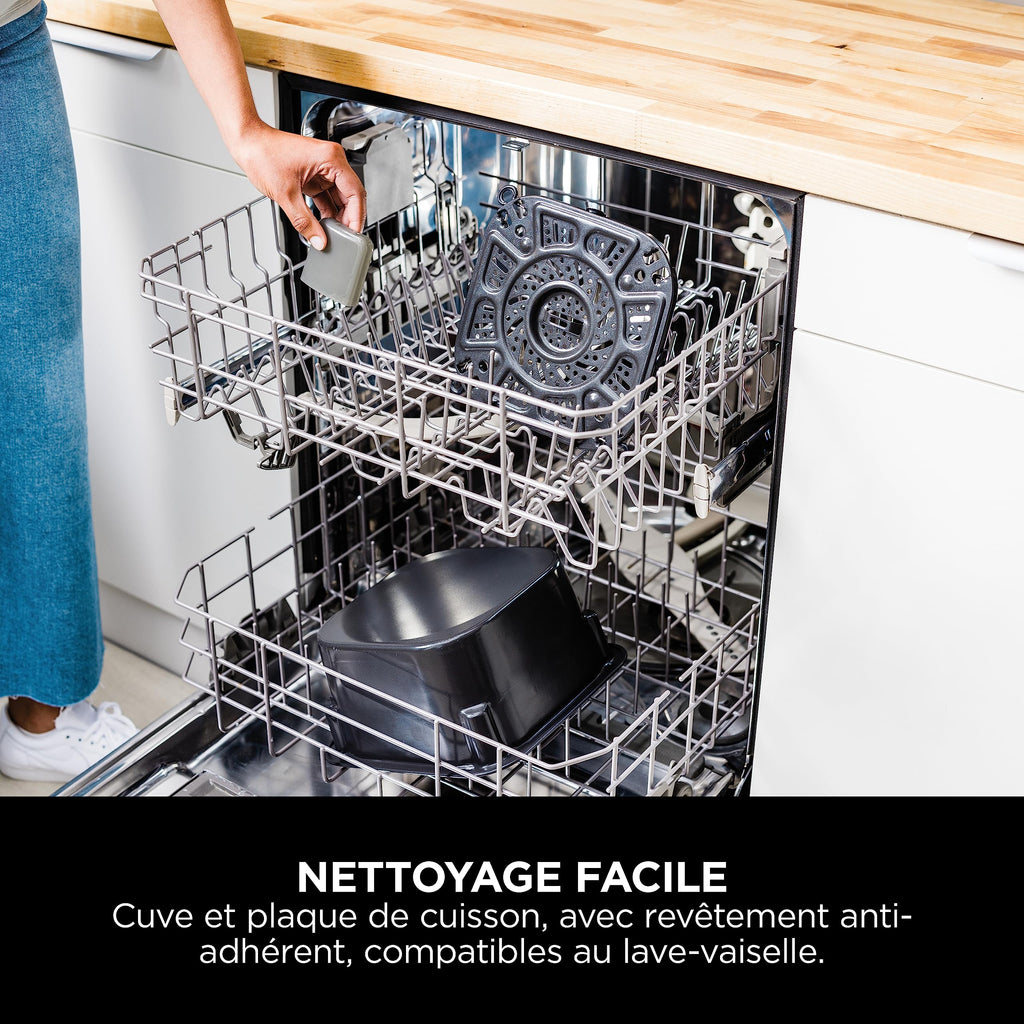 Ninja Speedi 10-en-1 Cuiseur rapide, Air Fryer, Friteuse à air et Multicuiseur, 5.7L, Repas pour 4 en 15 minutes, Vapeur, Gril, Cuire au four, Rôtir,