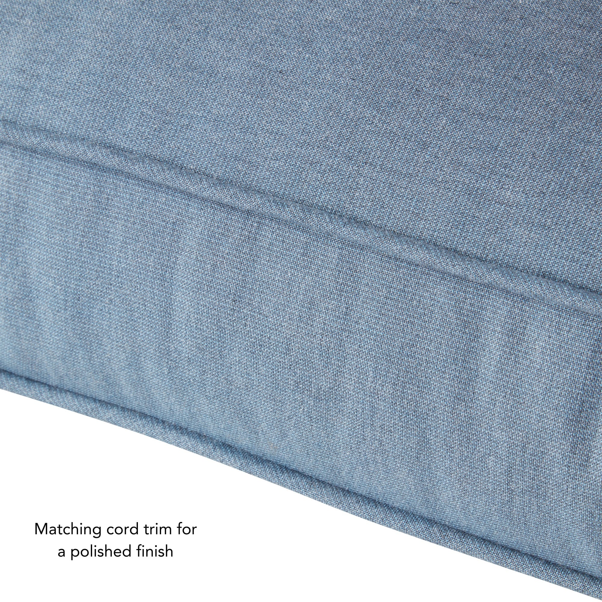 Ensemble de deux coussins d'extérieur haut de gamme Sunbrella pour assise profonde