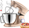 Facelle Robot Ptissier Multifonctions de Cuisine 1500W 8.5L, Puissant, Métalique, Mixeur Batteur sur Scole, avec Batteur, Fouet, Crochet Pétrin, 6 Vitesses,Robot Patisserie Multifonction