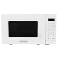 Four à micro-ondes numérique à LED de 0,7 pi³ et 700 W, blanc, avec sécurité enfant