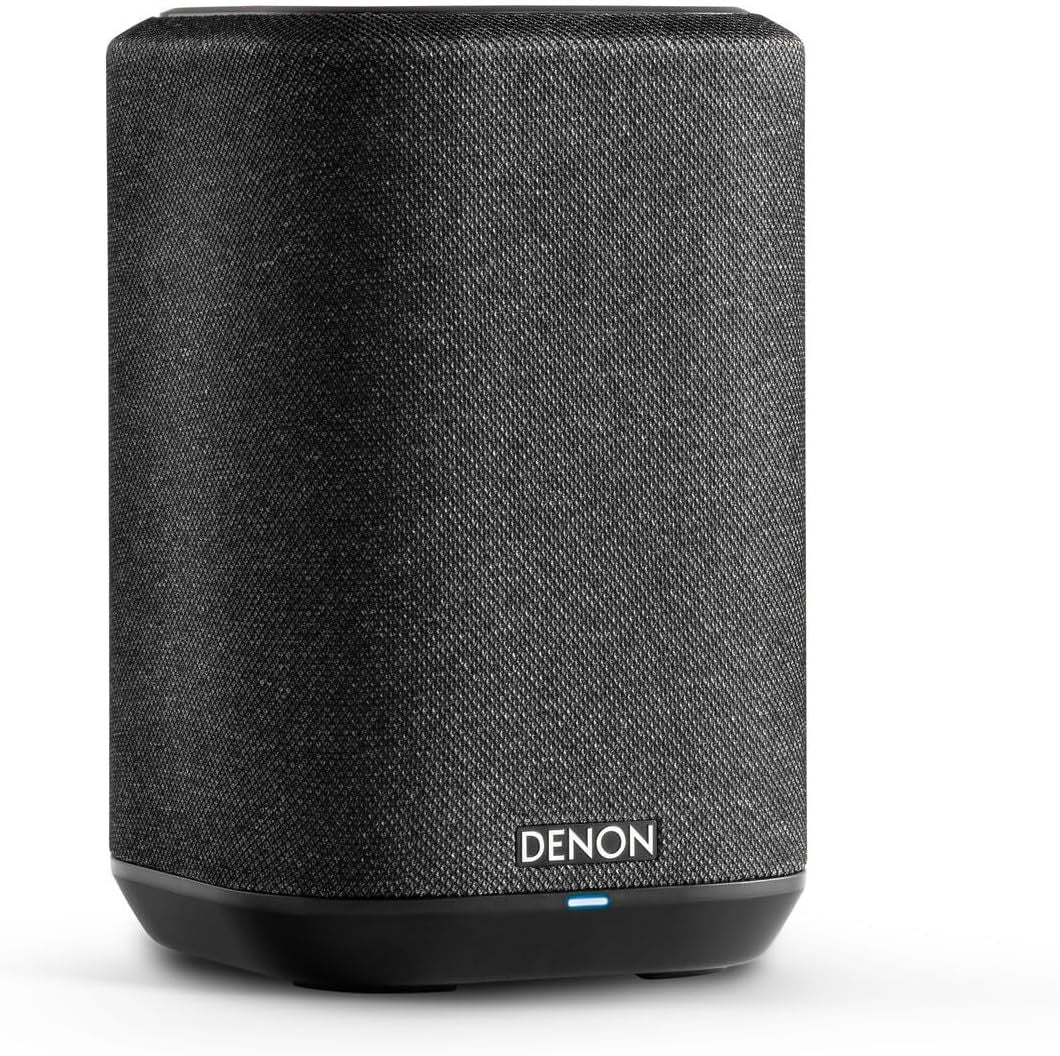 Denon Home 150 enceinte multiroom Hi-Fi avec HEOS intégré, Alexa intégrée, Wi-Fi, Bluetooth, USB, AirPlay 2, audio Hi-Res, noir