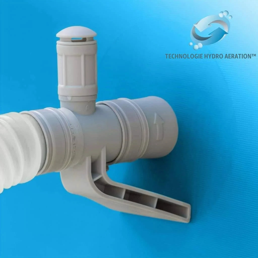 Intex Pompe filtrante à cartouche transparente Krystal - Système de filtration à cartouche de piscine - Gris - 900 L/H