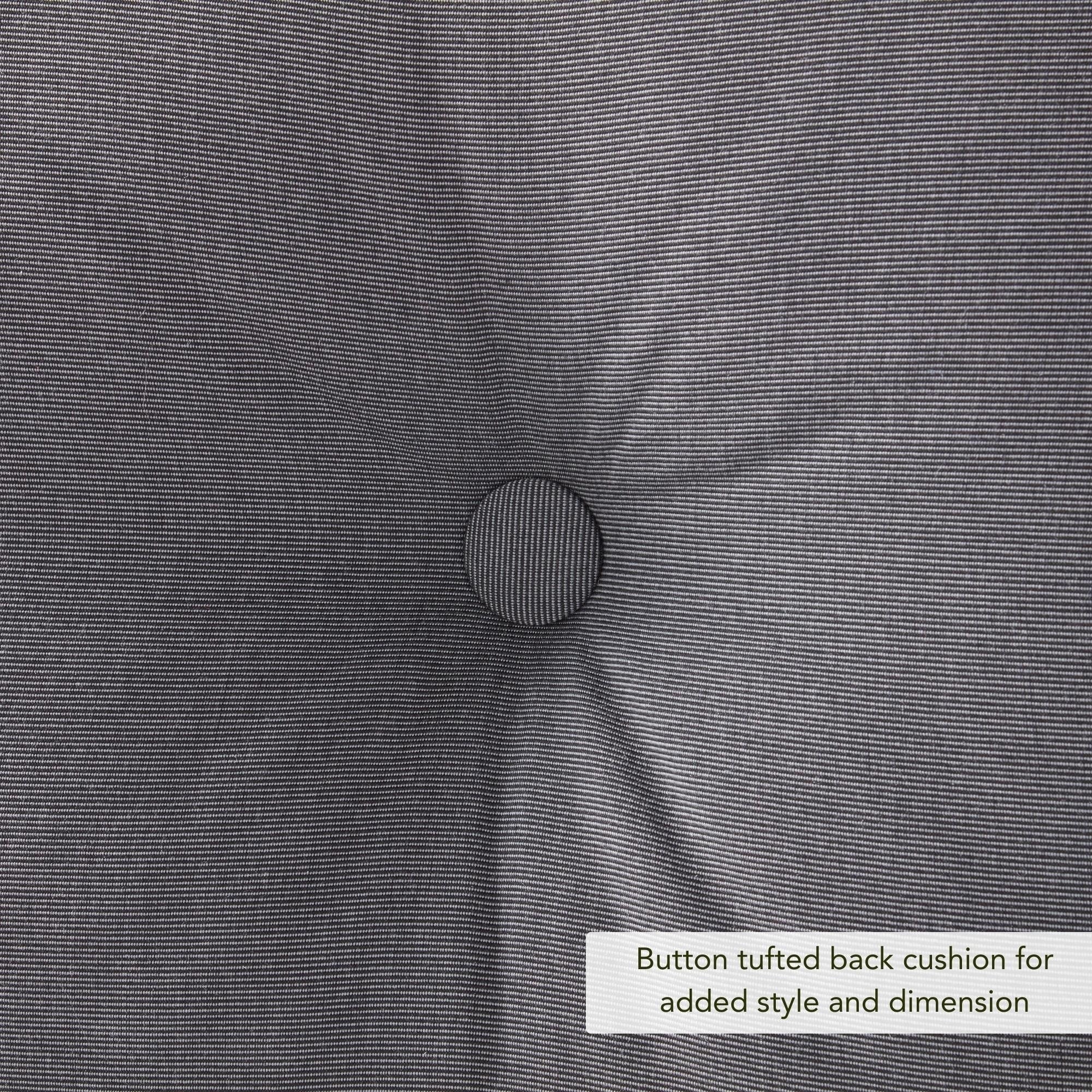 Ensemble de deux coussins d'extérieur haut de gamme Sunbrella pour assise profonde