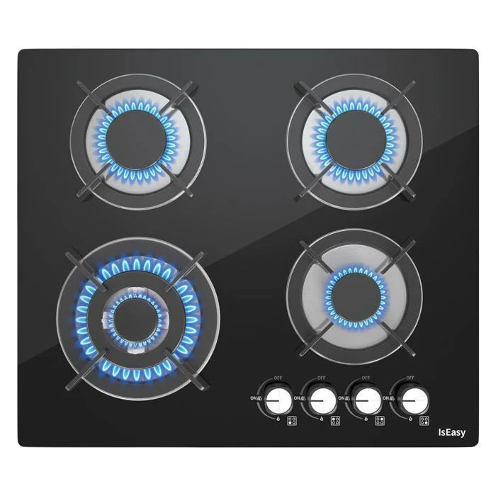 Plaque gaz ISEASY 3 feux encastrable 60x52 cm