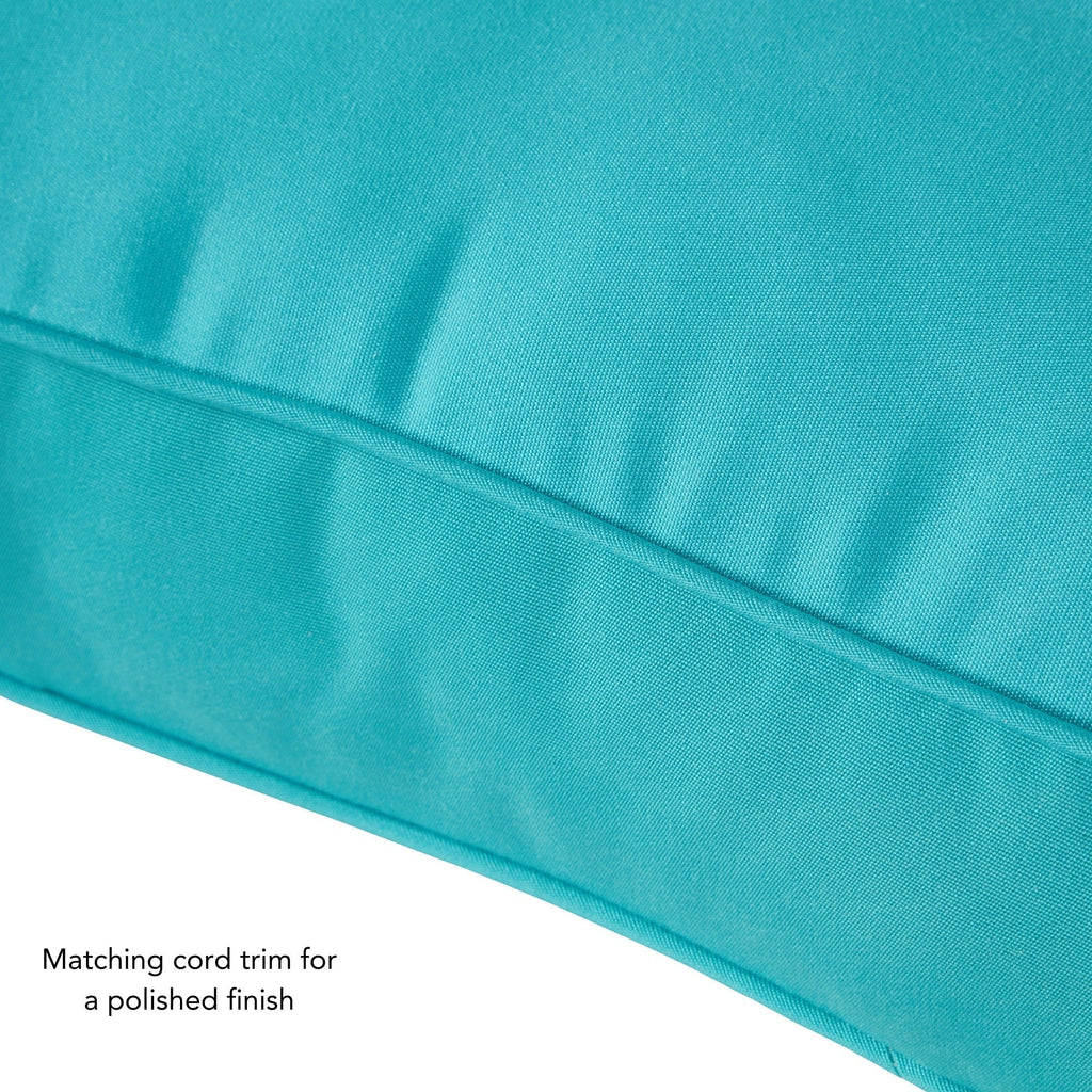 Ensemble de deux coussins d'extérieur haut de gamme Sunbrella pour assise profonde