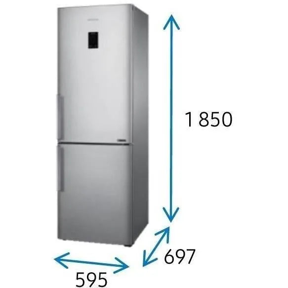 Réfrigérateur Combiné Samsung RB33J3315SA 2 portes 339L (231 + 108) 185 cm Gris métallisé