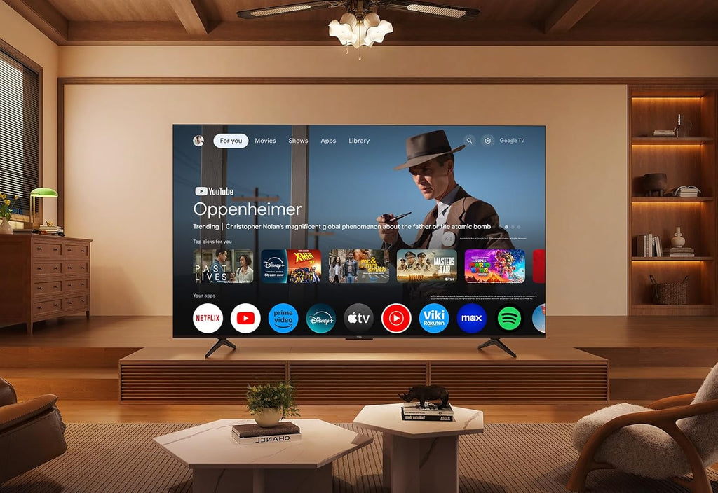 TCL TV QLED 4K 139 cm 55T8B - QLED Pro - 144Hz - Google TV [Classe énergétique E]