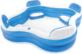 'Piscine Intex Swim Center "Family Lounge avec 4 sièges 229 x 229 x 66 cm, bleu foncé