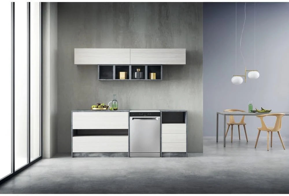 Whirlpool Lave-vaisselle, couleur inoxydable, grande capacité – WFO 3T141 X