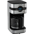Cafetière numérique 10 tasses, acier inoxydable noir, programmation de l'infusion, pause et service automatiques